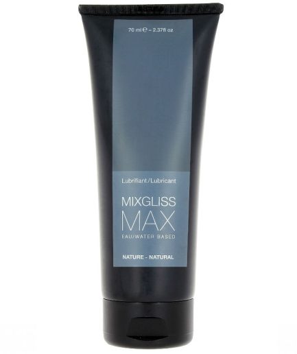 MIXGLISS - MAX LUBRICANTE ANAL BASE AGUA NATURAL 70 ML