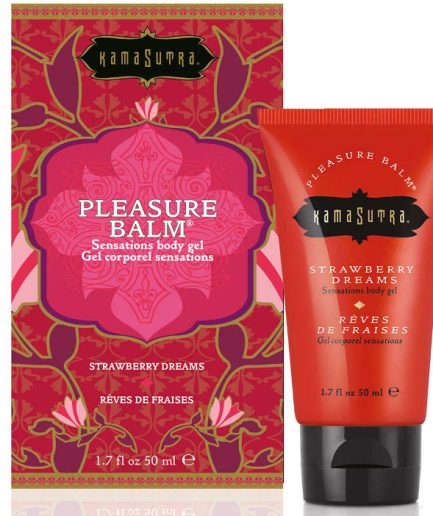 KAMASUTRA - BALSAMO PLACER ESTIMULANTE SABOR SUEÑOS DE FRESA 50ML