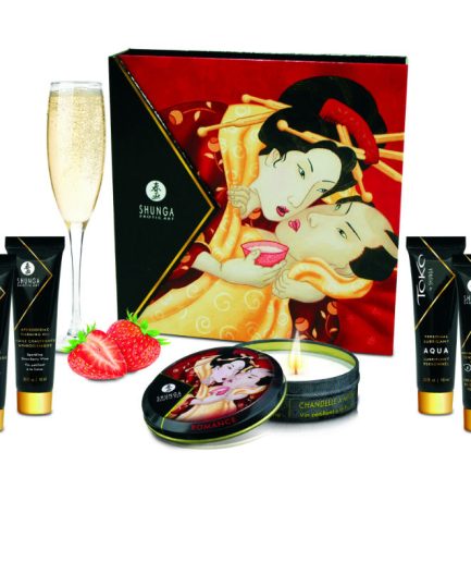 SHUNGA - KIT SECRET GEISHA FRESAS Y CAVA