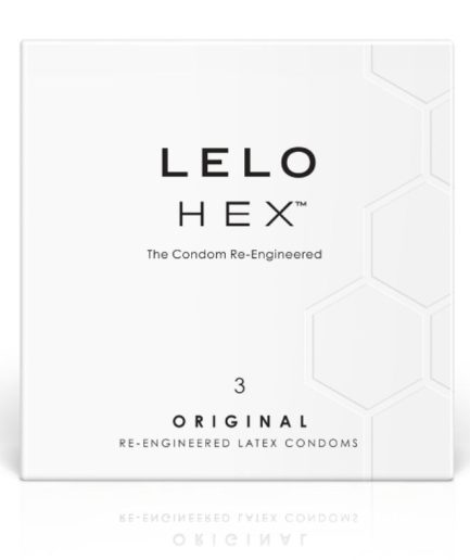 LELO - HEX PRESERVATIVO CAJA 3 UDS