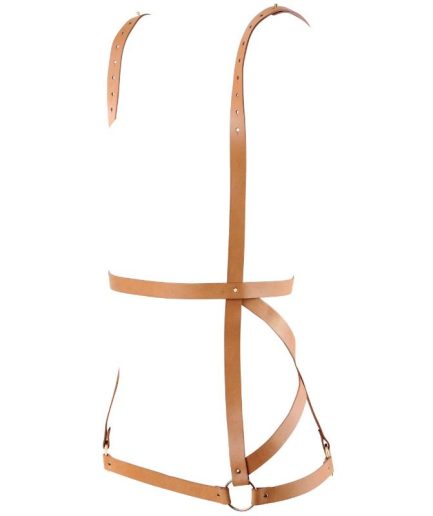 BIJOUX - INDISCRETS MAZE ARNÉS FORMA DE VESTIDO MARRON
