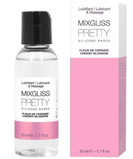 MIXGLISS - PRETTY LUBRICANTE SILICONA FLOR DE CEREZA 50 ML
