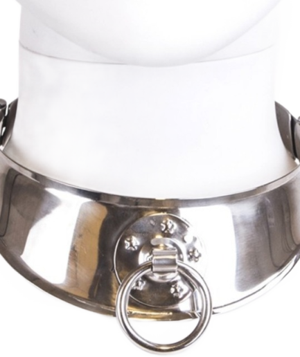 METAL HARD - COLLAR RESTRINGIDOR CON ANILLA