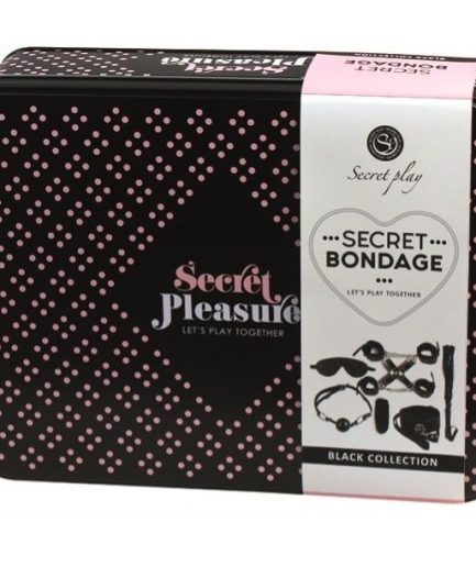 SECRETPLAY - BDSM SET 8 PCS NEGRO