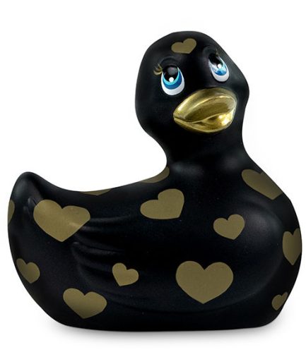 BIG TEASE TOYS - I RUB MY DUCKIE 2.0 | PATO VIBRADOR ROMANCE (BLACK & GOLD)