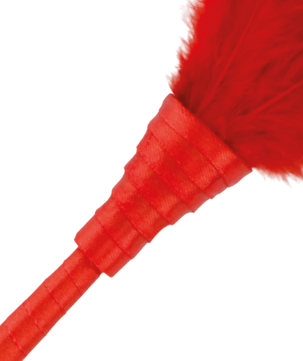DARKNESS - PLUMA ESTIMULADORA ROJO 24CM