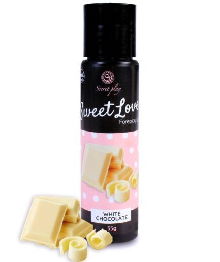SECRETPLAY - GEL SWEET LOVE CHOCOLATE BLANCO 60 ML