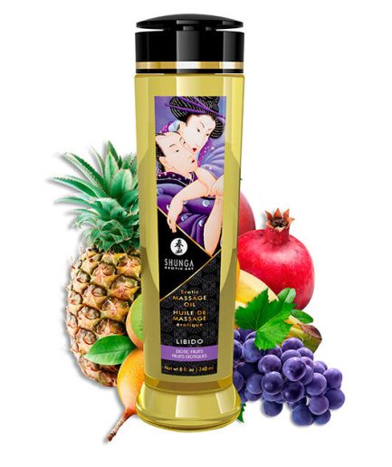 SHUNGA - ACEITE DE MASAJE EROTICO LIBIDO 240 ML