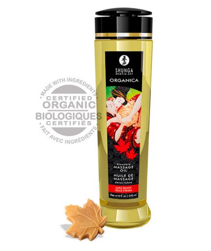 SHUNGA - ACEITE DE MASAJE ORGANICO DELICIA ARCE 240 ML