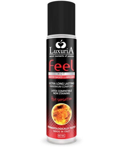 INTIMATELINE - LUXURIA FEEL HOT SENSATION LUBRICANTE BASE AGUA EFECTO CALOR 60 ML