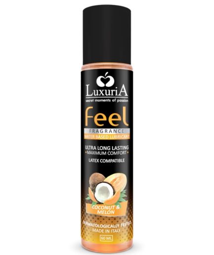 INTIMATELINE - LUXURIA FEEL LUBRICANTE BASE AGUA COCO Y MELON 60 ML