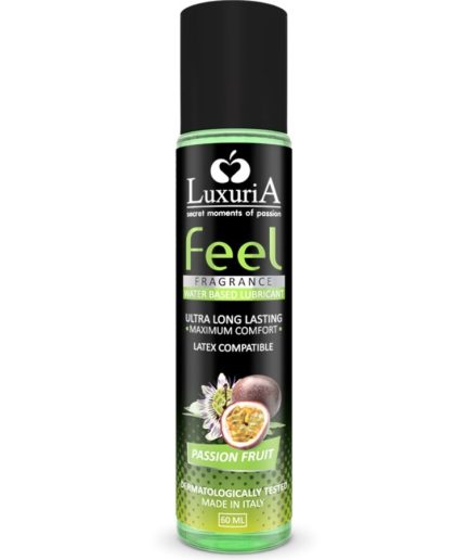 INTIMATELINE - LUXURIA FEEL LUBRICANTE BASE AGUA FRUTA DE LA PASION 60 ML
