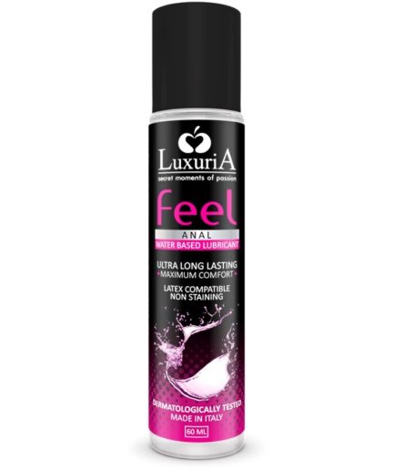INTIMATELINE - LUXURIA FEEL LUBRICANTE BASE AGUA ANAL 60 ML