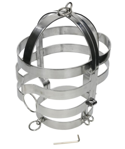 METAL HARD - MASCARA CON COLLAR ACERO