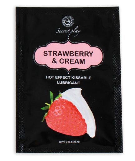 SECRETPLAY - MONODOSIS LUBRICANTE FRESAS & NATA 10 ML