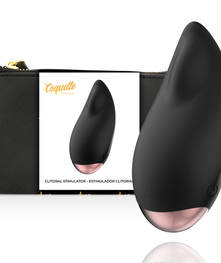 COQUETTE CHIC DESIRE - ESTIMULADOR CLÍTORIS NEGRO / GOLD GOTA