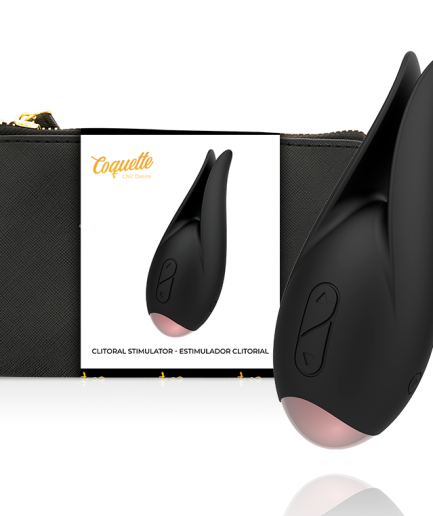 COQUETTE CHIC DESIRE - ESTIMULADOR CLÍTORIS NEGRO / GOLD FLOR