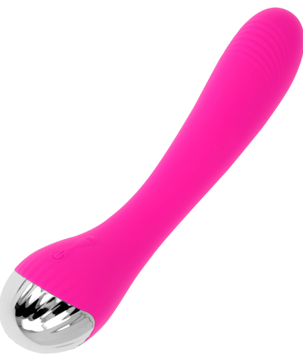 OHMAMA - VIBRADOR FLEXIBLE ESTIMULACION PUNTO G 19 CM