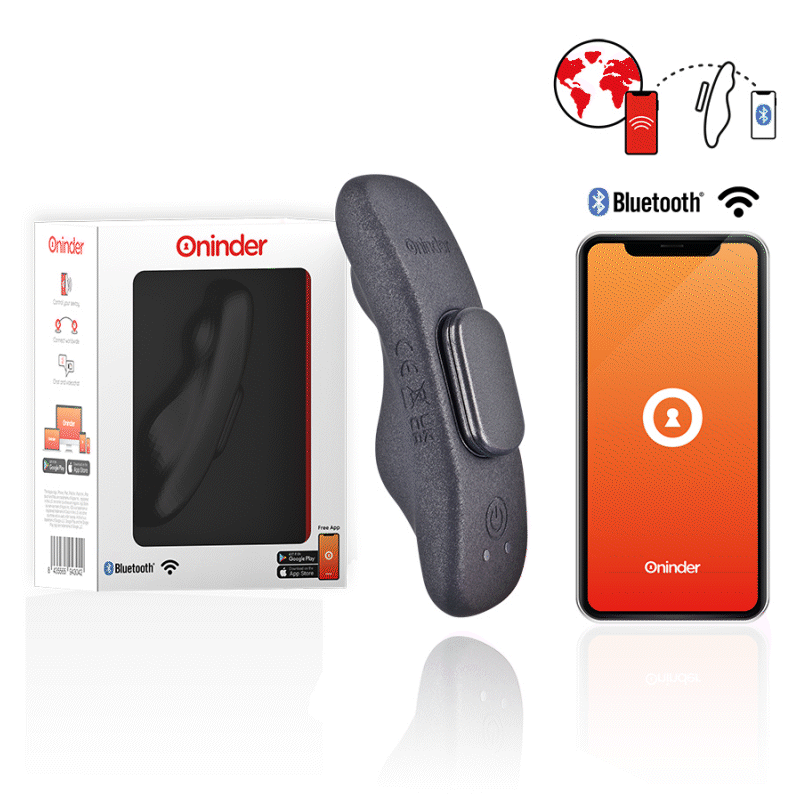 ONINDER - MANILA PANTY RECHARGEABLE 9.6 CM X 2.6 CM - FREE APP