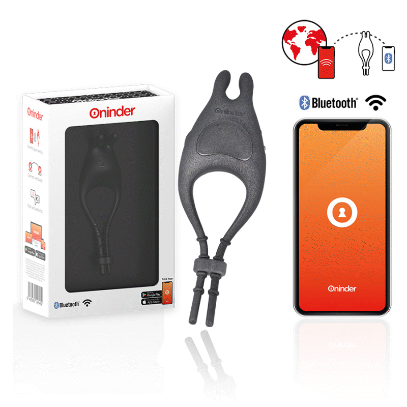 ONINDER - PAMPA ADJUSTABLE MULTI-POSITION VIBRATING RING - FREE APP
