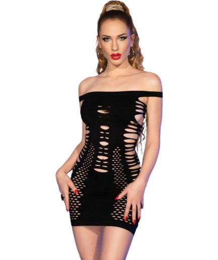 CHILIROSE - CR 4711 VESTIDO NEGRO S/M