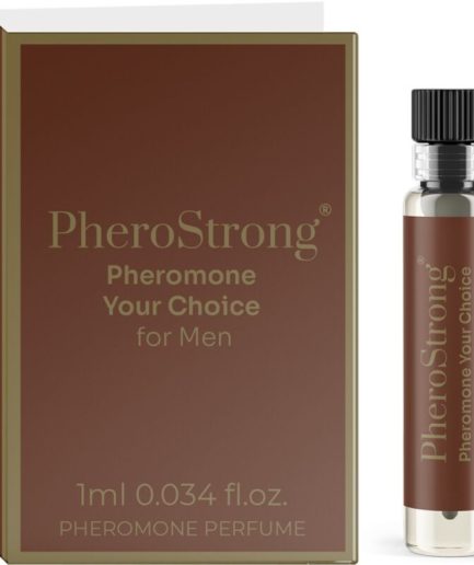 PHEROSTRONG - PERFUME CON FEROMONAS YOUR CHOICE PARA HOMBRE 1 ML