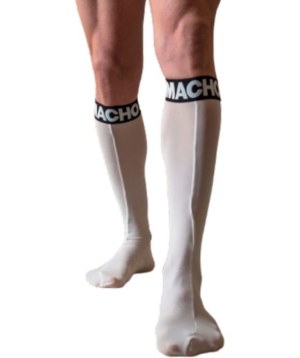 MACHO - CALCETINES FINOS BLANCO TALLA UNICA