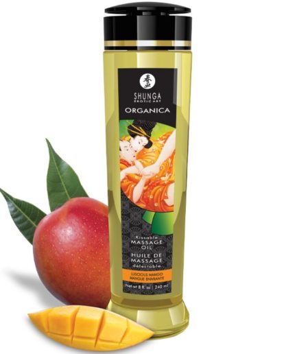 SHUNGA - ACEITE DE MASAJE ORGÁNICO MANGO 240 ML