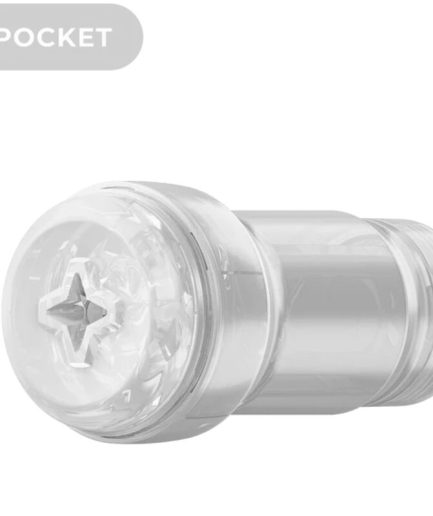 KIIROO - FEEL POCKET STROKER CRYSTAL BY KIIROO TRANSPARENTE
