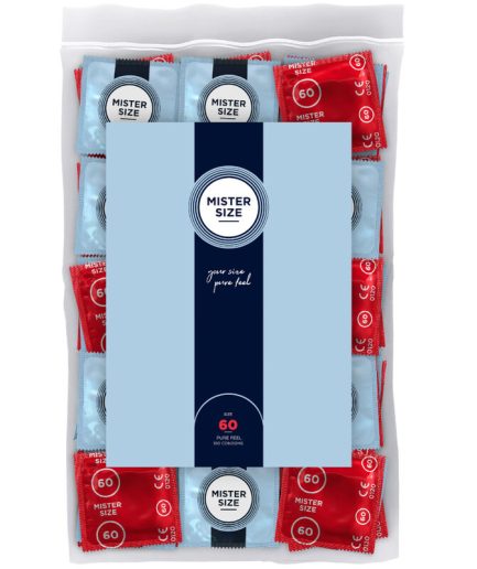 MISTER SIZE - PRESERVATIVOS TALLA XL 60 MM (100 UNIDADES)
