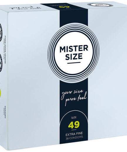 MISTER SIZE - PRESERVATIVOS TALLA S 49 MM (36 UNIDADES)