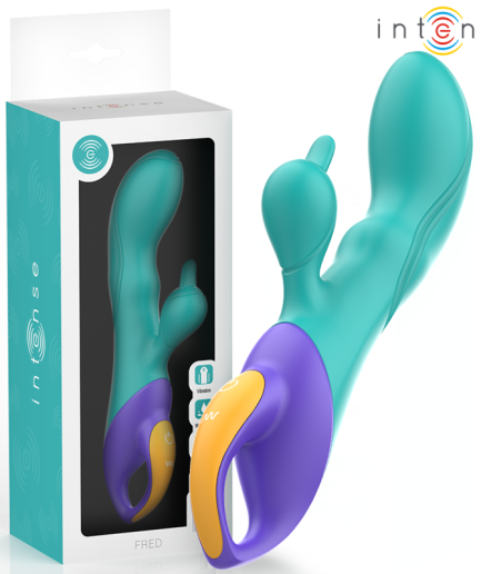 INTENSE - FRED VIBRADOR RECARGABLE RABBIT AZUL