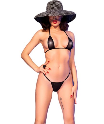 CHILIROSE - CR 4840 MICRO BIKINI NEGRO S/M