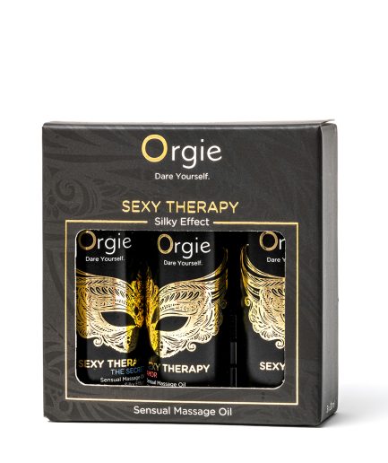SEXY THERAPY SENSUAL MASSAGE OILS 3 x 30ml  Set Mini Size Collection