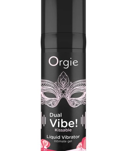 DUAL VIBE! STRAWBERRY GIN & TONIC KISSABLE LIQUID VIBRATOR