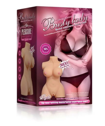Busty Lady Half Body Sex Doll