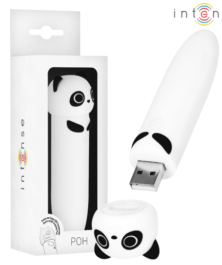 INTENSE - POH BALA VIBRADORA PANDA RECARGABLE USB 10 X 2.2 CM