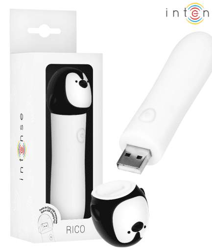 INTENSE - RICO BALA VIBRADORA PINGÜINO RECARGABLE USB 10 X 2.2 CM