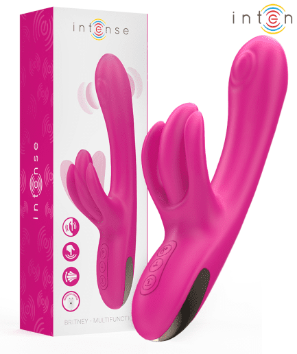 INTENSE - BRITNEY VIBRADOR MULTIFUNCIÓN RABBIT 23 CM ROSA