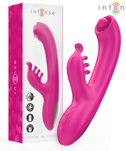 INTENSE - CHRISTINA VIBRADOR MULTIFUNCIÓN RABBIT 22.5 CM ROSA