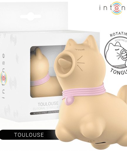INTENSE - TOULOUSE ESTIMULADOR CON LENGUA ROTATIVA 360º AMARILLO