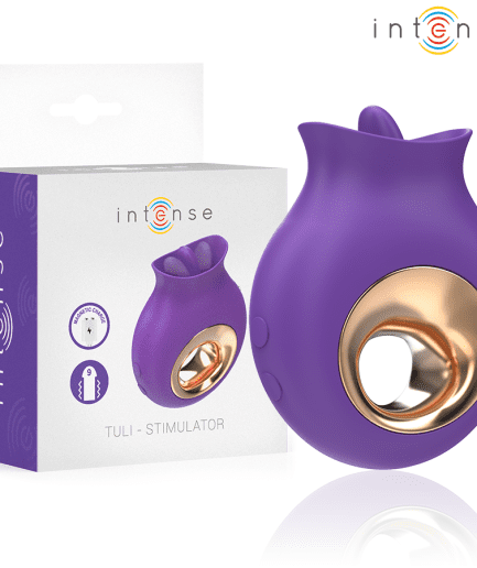 INTENSE - TULI ESTIMULADOR CLÍTORIS 9 VIBRACIONES & 9 OSCILACIONES MORADO