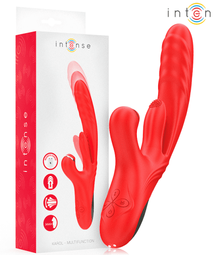INTENSE - KAROL VIBRADOR MULTIFUNCIÓN EMPUJE &  SUCCION & ESTIMULACIÓN
