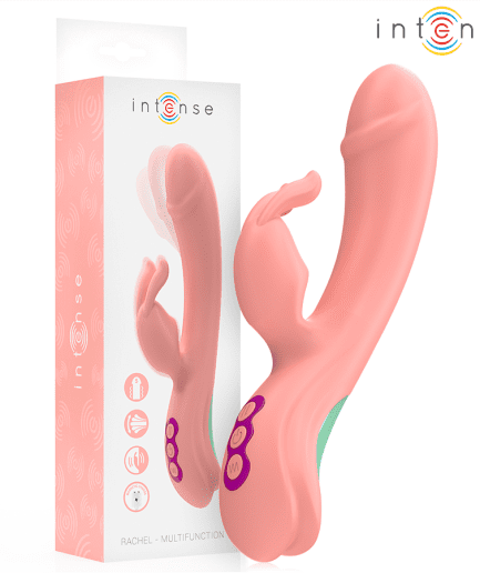 INTENSE - RACHEL VIBRADOR RABBIT 5 VIBRACIONES ROSA
