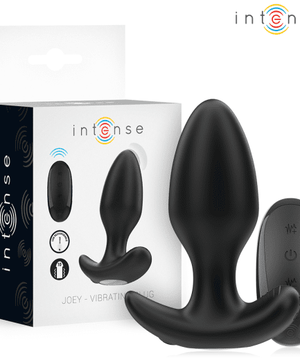 INTENSE - JOEY PLUG ANAL 10 VIBRACIONES NEGRO CONTROL REMOTO