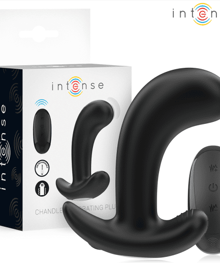 INTENSE - CHANDLER PLUG ANAL 10 VIBRACIONES NEGRO CONTROL REMOTO